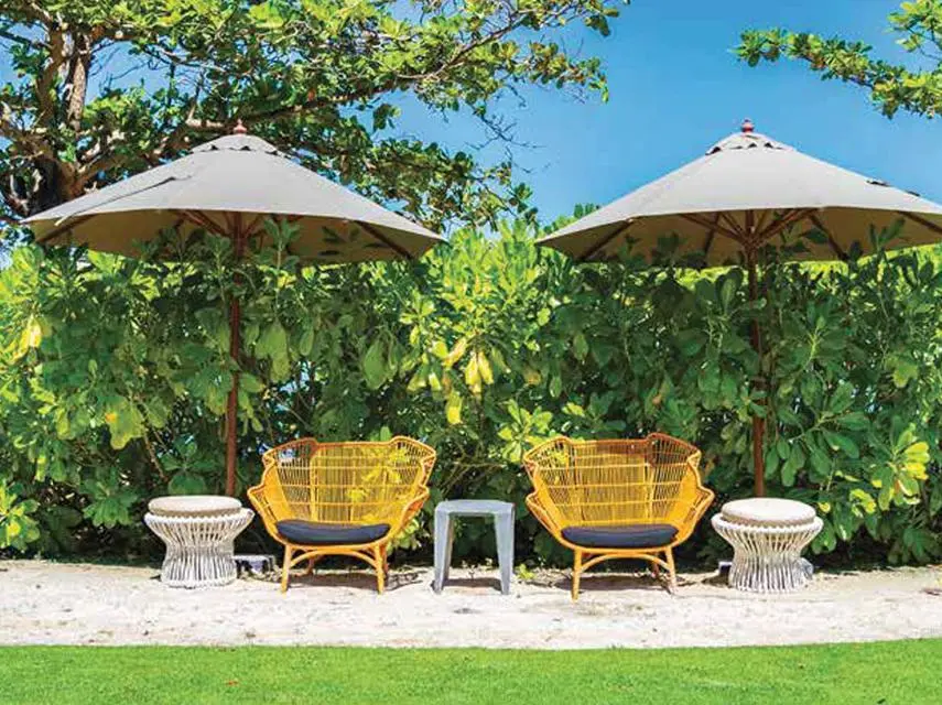 Seating with trellis